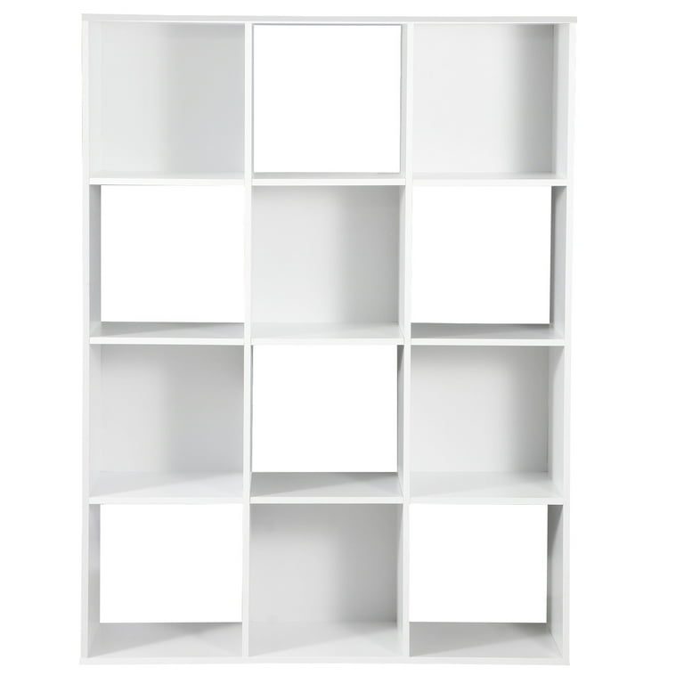 ZENSTYLE Wooden 12 Cubic Unit Cubby Shelf Organizer Bookshelf