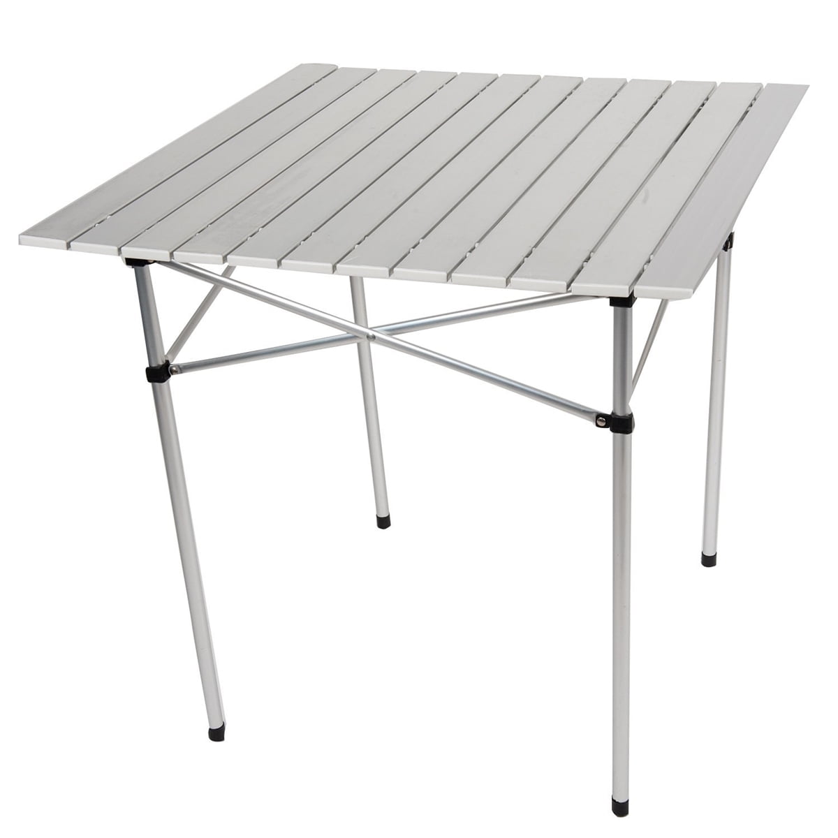 Heavy Duty Aluminum Roll-Up Card Table With Case for Camping Picnic or ...