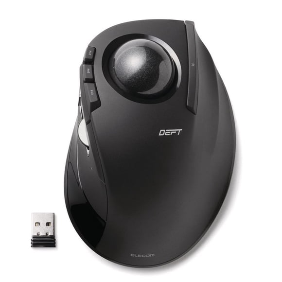 Mouse Trackball Elecom DEFT Inalámbrico M-dt2drbk Ex-g