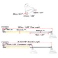 thumbnail image 2 of Unique Bargains 2Pcs 15 inch 400N/100LB Universal Lift Supports Struts Shocks Gas Spring for Car Boat RV, 2 of 8