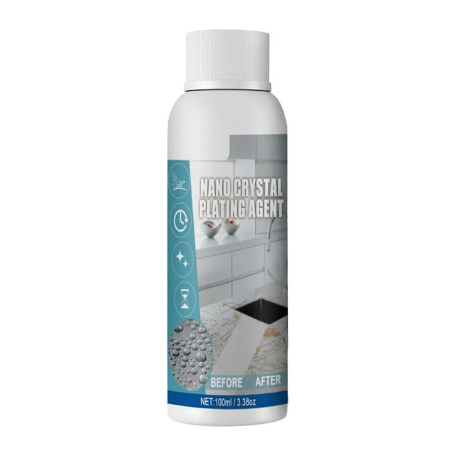 Mármol Nano Crystal de recubrimiento Mármol Limpiador Polaco Mármol Piedra Protección Cocina 100 ml para pulir Piso Rehabilitación Granito Macarena Revestimiento de cristal de mármol