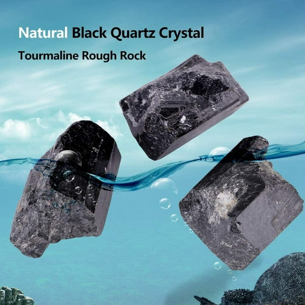 Veeki Black Tourmaline Crystal Quartz Tourmaline Rough Rocks Mineral Healing Stones for Cabbing Cutting Lapidary Tumbling and Polishing Wire Wrap Wicca and Reiki Healing 3.5 oz 2 3 0630 Walmart