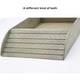 thumbnail image 5 of Methold Lavabo de baño de animales para reptiles pequeños, tazón de bañera lavable portátil, rampa de escalada, de agua, bandeja para Alimentadores automáticos de peces Color de madera al azar, 5 of 6