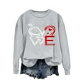 thumbnail image 4 of Dgankt Women Clothing Womens Sweatshirts Casual Valentine's Day Pullover Tops Oversized Long Sleeve Crewneck Shirts S-2XL, 4 of 5