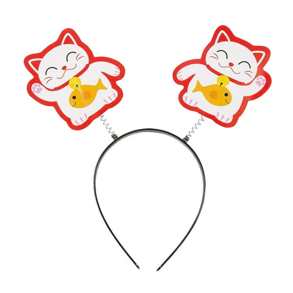 Lucky Cat Lunar New Year Head Boppers - 12 Pieces