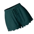 thumbnail image 3 of Fashionable Shorts for Women with Lace Embellishments and Drawstring Elastic Waist Shorts, 3 of 8