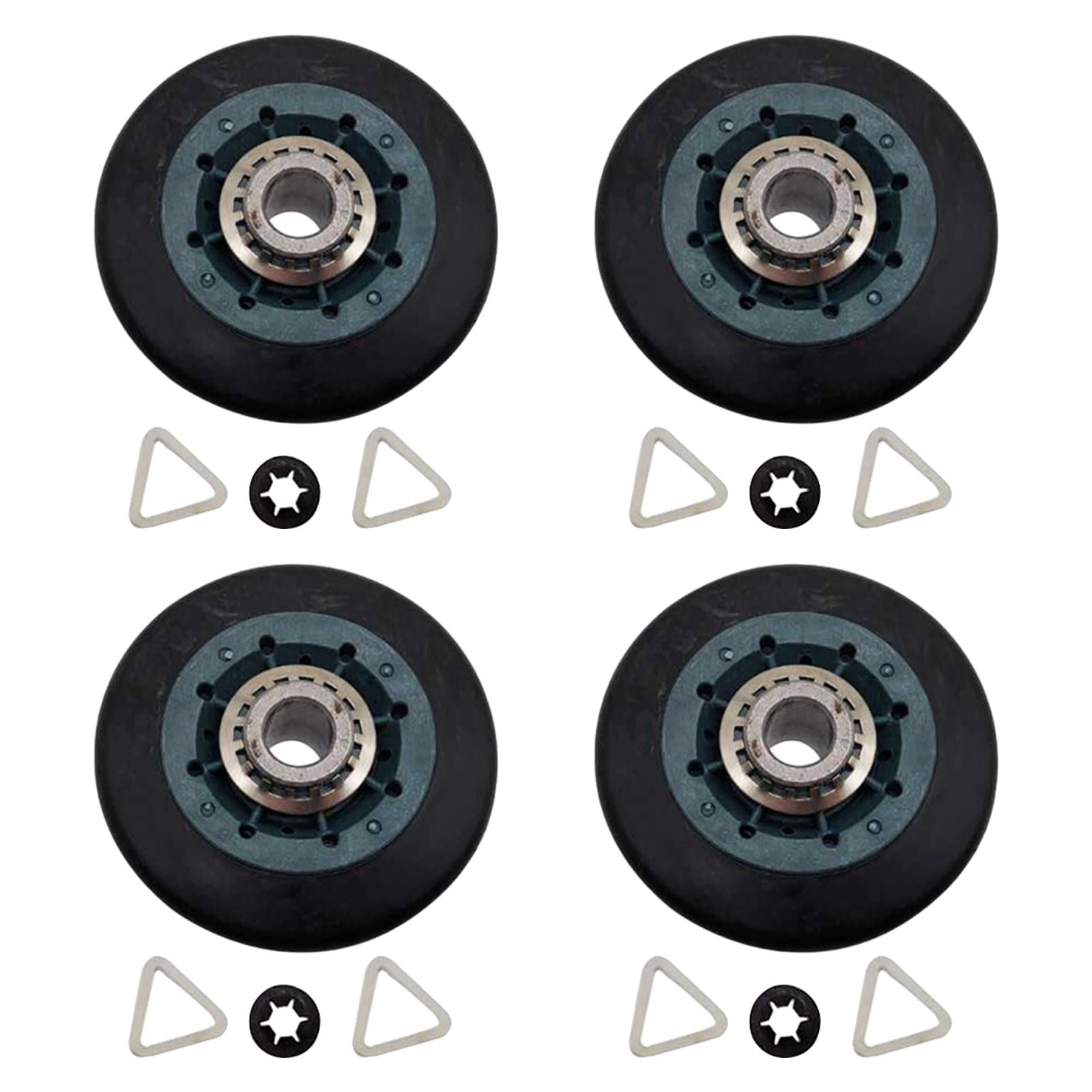 Baoblaze 4 Pieces Dryer Drum Rollers Parts Household Appliance Accessories Replace Wheels
