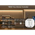 thumbnail image 2 of 2.4G Triac Dimmer LED Controller Smart Dimmer Support Smart APP Remote Control AC100V-240V A, 2 of 7