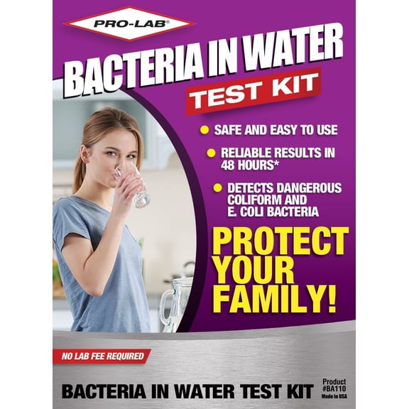 PRO-LAB Water Bacteria Test Kit BA110 - Pool Test Kit