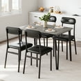 thumbnail image 1 of Dining Table Set for 4, 5 Piece Kitchen Dining Room Tables Set Rectangular Kitchen Table Set for Small Space, Apartment, 1 of 9