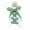 Green, variant on Gingham Shoe Laces 0.6 Inch Wide - Black and White Checkered Pattern Shoelaces for Canvas Shoes, Casual Sneakers, Classic Plaid Cotton Laces for Men and Women