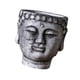 thumbnail image 4 of Maceta con cabeza de Buda, contenedor para plantas y flores, maceta de cemento coleccionable decorativa Gris, 4 of 9