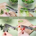 thumbnail image 3 of Herb Scissors Set,Multipurpose 5 Blade Kitchen Herb Cutter with Safety Cover and Cleaning Comb for Cutting Shredded Lettuce, Cilantro Fresh, Green Onion Fresh and etc., 3 of 6