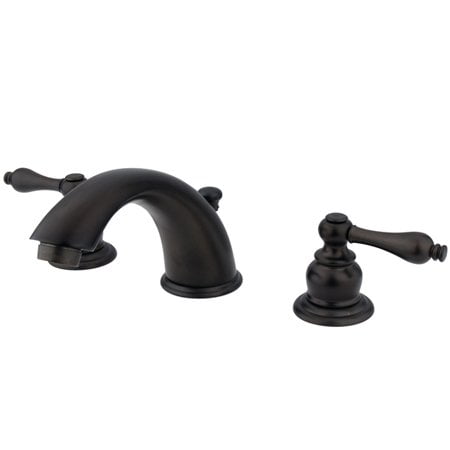 Kingston Brass GKB975AL Water Saving Victorian Widespread Lavatory Faucet, Oil Rubbed Bronze