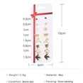 thumbnail image 4 of Multi Color Stylish Christmas Earrings Jewelry Accessory For Women And Girls Ideal For Family Gatherings 2 Set, 4 of 4