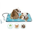 Djiypn Plug In Pet Electric Blanket, Foot Print Dog Pad, Unfavourable