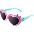 thumbnail image 1 of Soft Rubber Kids Cute Heart Polarized Sunglasses UV400 for Children, 1 of 7