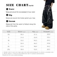 thumbnail image 6 of Mrmall Mens Wide Leg Jeans Loose Fit Vintage Y2K Lightning Print Denim Jeans Streetwear, 6 of 6