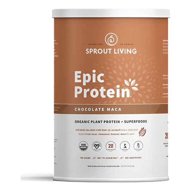 Sprout Living Epic Protein 2 Lbs Sabor Chocolate Maca