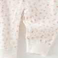 thumbnail image 6 of CAUYDY 0-3M 6-9M 12-18M Preemie Girl Coming Home Outfits Baby Clothing Newborn Long Sleeve Sleepers Infant Girls Romper Fall Winter Toddler Pajamas Sizes 5-8 Months,Pink, 6 of 7