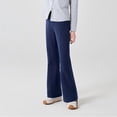 thumbnail image 2 of Ruyang Girl's Black Flare Jeans Button Front Elastic High Waist Flare Bell Bottom Pants Kids Split Stretchy Jeans Pants, 2 of 7
