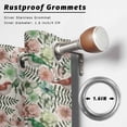 thumbnail image 2 of Outdoor Curtains for Patio Waterproof, Vintage Flowers Outdoor Privacy Panels Grommet, Spring Pink Green Floral Country Leaves Birds Blackout Outside Curtains for Porch/Cabana 54"x95", 1 Panel, 2 of 8