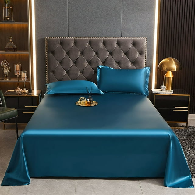 Draps d'Été en Soie Glacée Fraîcheur Estivale Tapis Climatisés Draps Frais Pièce Anti-Rides Drap Mince Pièce
