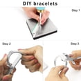 thumbnail image 5 of Non-Tarnish Stainless Steel Bangle Blanks Mirror Polish Effect for DIY Cuff Bracelet Making Metal Stamping & Engraving Stainless Steel Color 16x0.6x0.18cm, 5 of 5