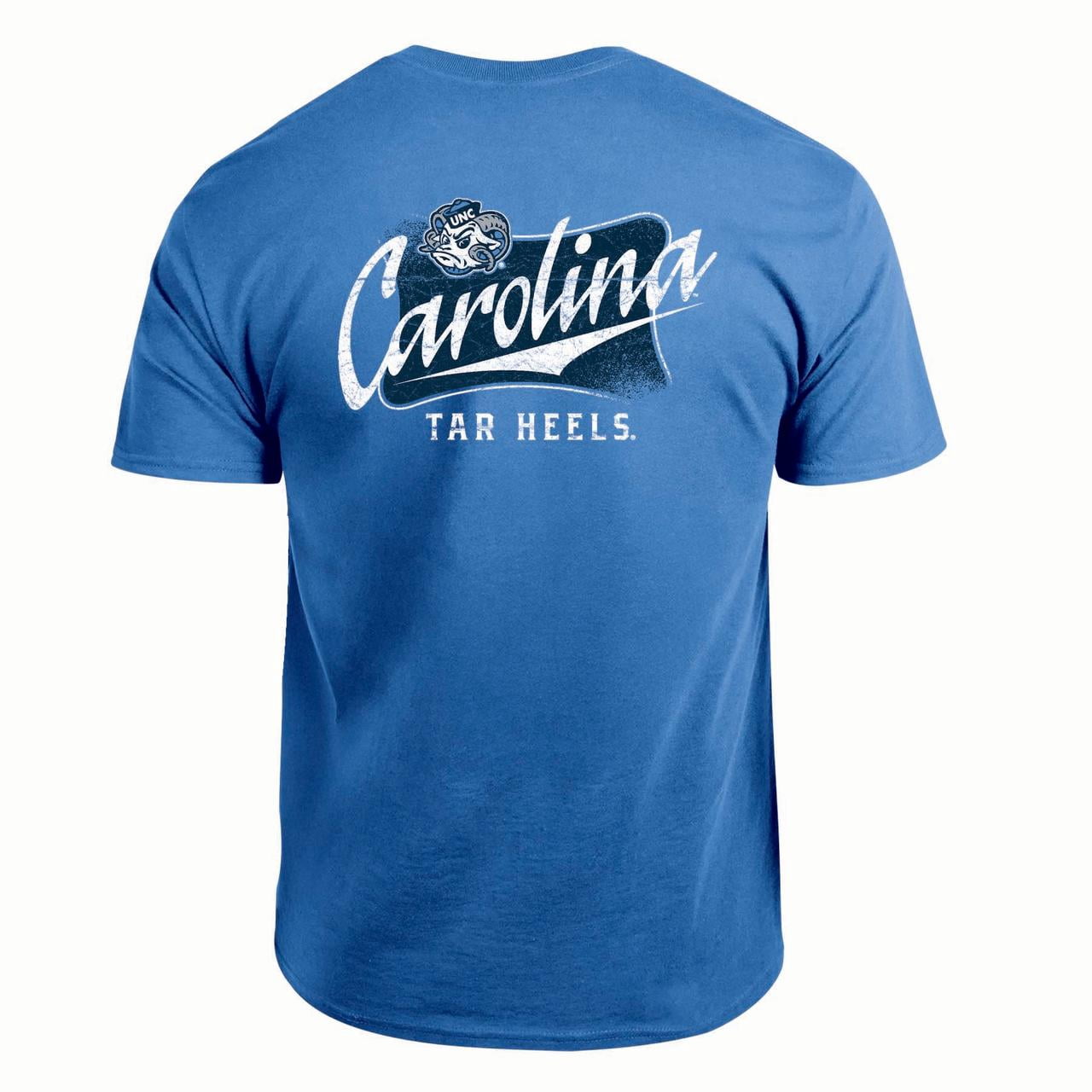 NCAA Mens North Carolina Tar Heels 2 Hit Graphic T-Shirt