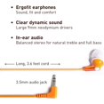 thumbnail image 2 of Auriculares intraurales con cable Panasonic RP-HJE120-D, naranja, 2 of 8