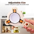 thumbnail image 3 of 4-in-1 Jar Opener - Adjustable Stainless Steel Lid Remover for Seniors & Arthritis Sufferers, Fits Kitchen Jars, Bottles & Cans, 3 of 7