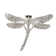 thumbnail image 1 of Broches para Mujeres Moda Dragonfly Pines Glitter Broche Aleación Para Mujeres Accesorios Vestido de noche Decoraciones de solapa Regalo de vacaciones Blanco Guardurnaity AP004626-01, 1 of 7