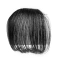 thumbnail image 1 of Extensiones de cabello con clip de una pieza, flequillo fino, postizos naturales (negro), 1 of 5