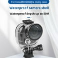 thumbnail image 4 of Waterproof Case for Insta360 GO, 50m Diving Housing with Tempered Glass Lens, Anti-Fog Secure Lock Underwater Shell, 4 of 8