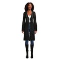 thumbnail image 4 of No Boundaries Juniors Pointelle Duster, Sizes XS-3XL, 4 of 5