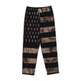 thumbnail image 4 of Bingfone Pajamas For Women,American Flag With Desert Camouflage Pajama Pants With Pockets-Large, 4 of 9