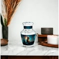 thumbnail image 5 of MUKTIVE Teddy Bear Keepsake Cremation Urns for Human Ashes Men & Women - Blue Small Funeral Urn for Human Ashes Male & Female - Tiny Home Decor Ash Holder - Memorial Gift for Loss of Dad (3 Inch), 5 of 7