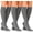 6 Pairs Dark Gray, variant on Diamond Star Women's Knee High Socks Trouser Socks, Stretchy Soft Thin Material (Red - 6 Pairs, Socks Size 9-11, Fit Women's Shoe Size 4-10.5)