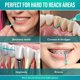 thumbnail image 5 of GuruNanda Púas interdentales (paquete de 100) Cerdas de goma súper suaves y flexibles Púas de hilo dental para eliminar la placa de restos de alimentos y ser suave con las encías, 5 of 6