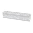 thumbnail image 1 of Portalápices de escritorio, soporte para brochas de maquillaje, múltiples ranuras, soporte para bolígrafo transparente resistente para lápices de ceja 1 capa 48 agujeros, 1 of 8