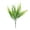 #-【Green | 1x Artificial Flower】, variant on Artificial Spring Green Leaves Hand Bouquet - Wedding Decoration Flowers Plastic Bouquet Home Table Decor Faux Greenery Stem, JKODE