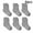 E, variant on Qudderr Infants Toddlers Ankle Style Socks for Little Girls Boys Solid Color Socks 0-7 Years Cotton Socks with Non-slip for Kids 6-Pair