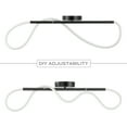 thumbnail image 4 of JONATHAN Y Alessio 33" Contemporary Minimalist 360 Adjustable Silicone Neon Rope Dimmable Linear Integrated LED Flush Mount, Black, JYL7137B, 4 of 10