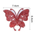 thumbnail image 5 of Lomubue 4Pcs Butterfly Car Stickers Sparkling Rhinestone Self-adhesive Easy to Apply Car Stickers for Unique Car Interior Decoration, 5 of 10