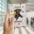 thumbnail image 4 of Back to School Cute Portuguese Water Dog Travel Passport Wallet PWD Portie Fishing Dog Lover PU Leather Passport Holder Cover - 13010, 4 of 5