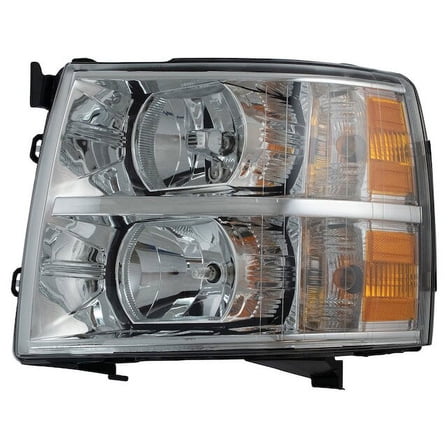 Left Headlight Assembly - Compatible with 2007 - 2013 Chevy Silverado 1500 2008 2009 2010 2011 2012