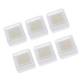 thumbnail image 1 of Almohadilla de Tinta de Esponja Hecha a Mano de 6 Piezas para Decoración de álbumes de Recortes DIY de Almohadilla de Tinta de Sellos Baoblaze Almohadilla de tinta en blanco Blanco, 1 of 8