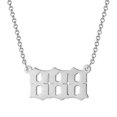 thumbnail image 1 of Uds colgante de collar con número de Ángel collar de acero inoxidable chapado en oro/plata Wmkox8yi sjalhkljlk5955, 1 of 1