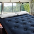 thumbnail image 1 of Funda de colchón Hansleep RV Short Queen 152 x 191 cm azul marino, 1 of 8