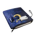 thumbnail image 3 of HELLHERO Book Sleeve Protector for Reading Lovers, Book Storage Bag, Pocket, Book Carrying Case for Hardcover Notebook Bible Journal Moon Stars, 3 of 8